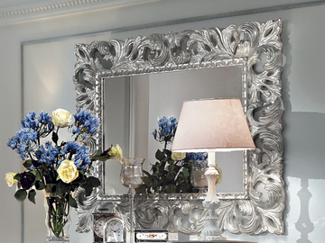 DIAMANTE - Rectangular framed wall-mounted mirror by CASA +39 - view 2